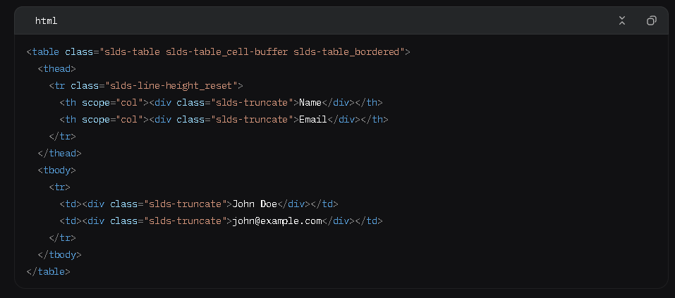 Data Tables
