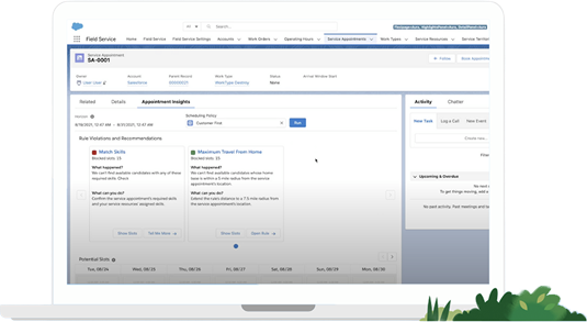 Field Service Lightning Customer App