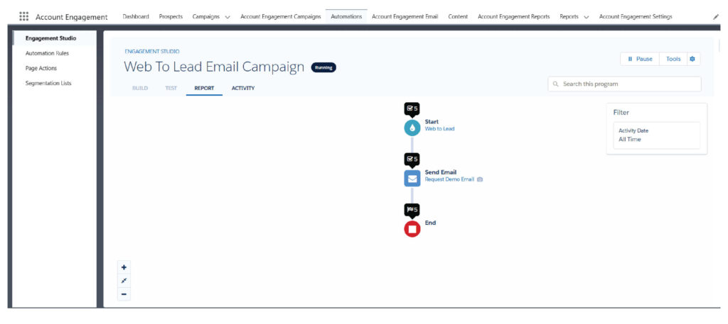 Implementation screenshot