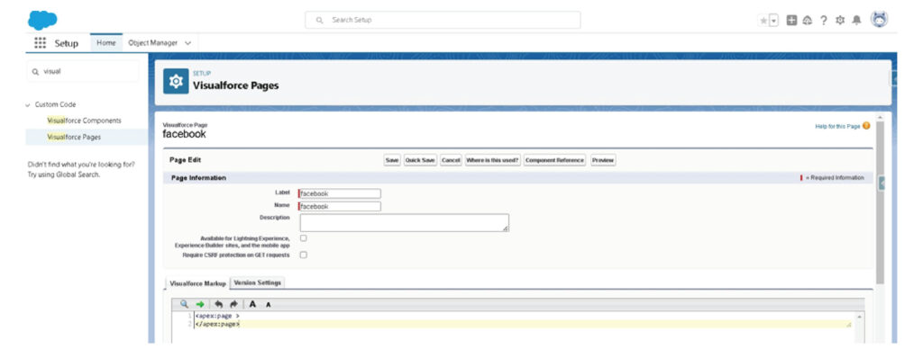 Implementation screenshot