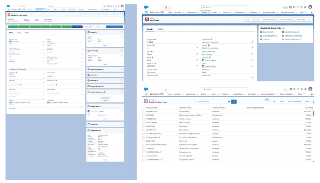 Implementation screenshot