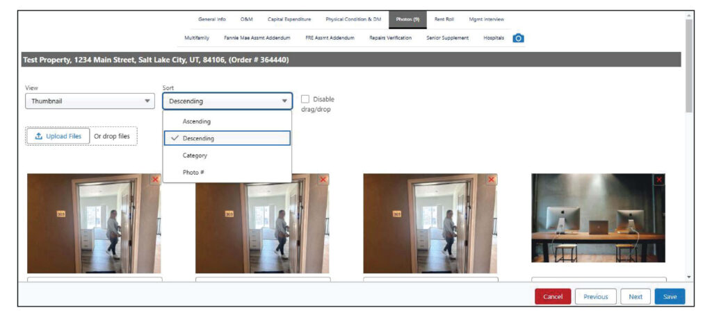 Implementation screenshot