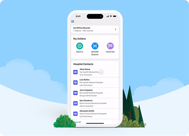 Salesforce mobile app  development services