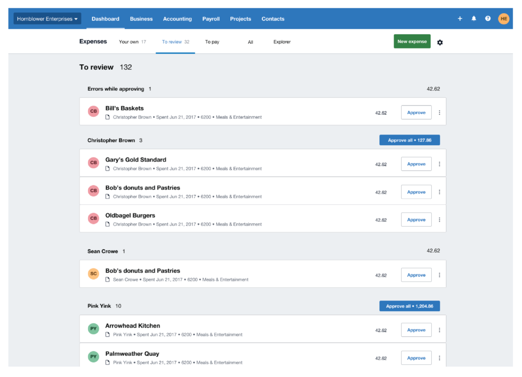 Implementation screenshot