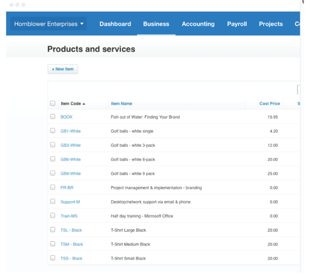 Implementation screenshot