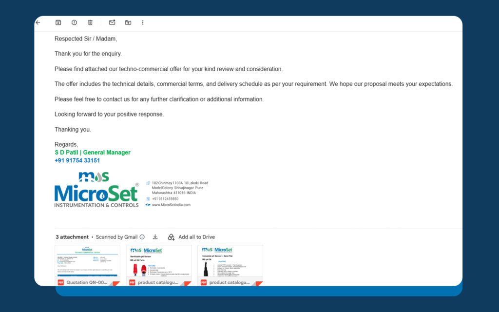 Implementation screenshot