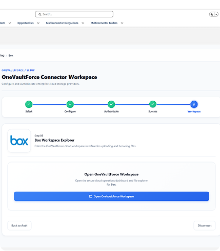 Limited Salesforce Integration