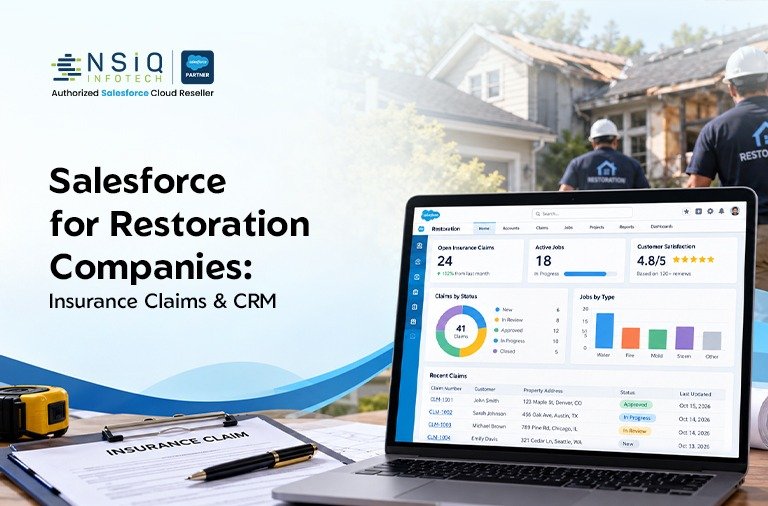 Salesforce for Restoration Companies: A Smarter Way to Manage Insurance Claims, Adjusters, and Carrier Relationships